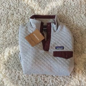 NWT Patagonia womens cotton quilt snap-T pullover